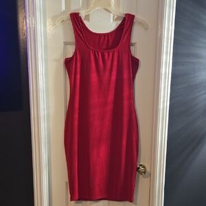 Red Sleeveless Bodycon Dress/ 🎈5 For $30